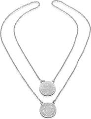 STEELTIME Saint Medallion Pendant Long Necklace