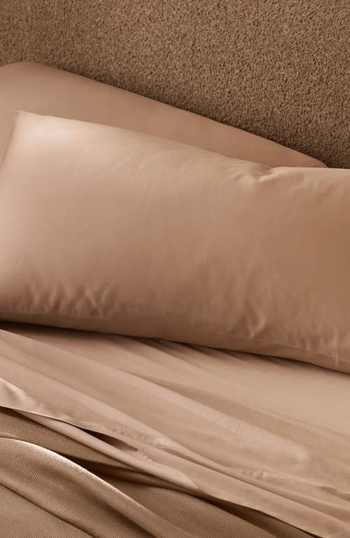 Boll & Branch Signature Hemmed Sheet Set In Brown