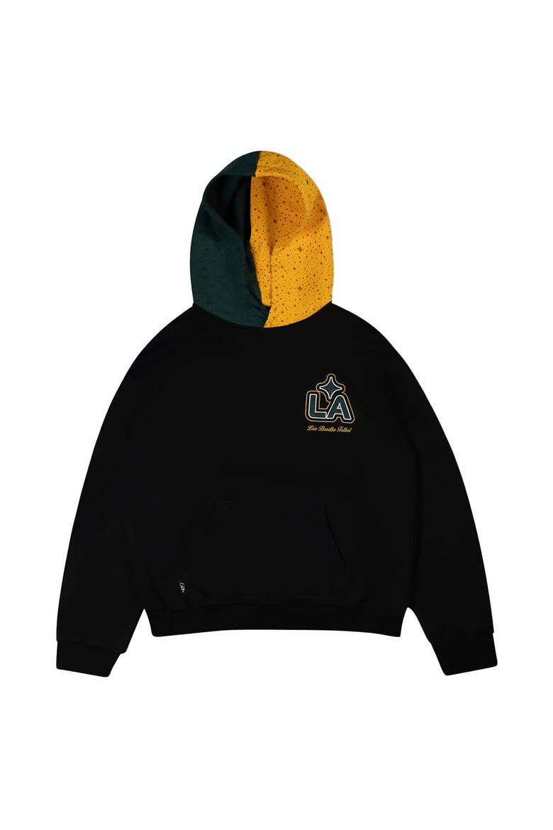 Unisex Live Breathe Futbol Black LA Galaxy Supernova Pullover Hoodie, Alternate, color, Black