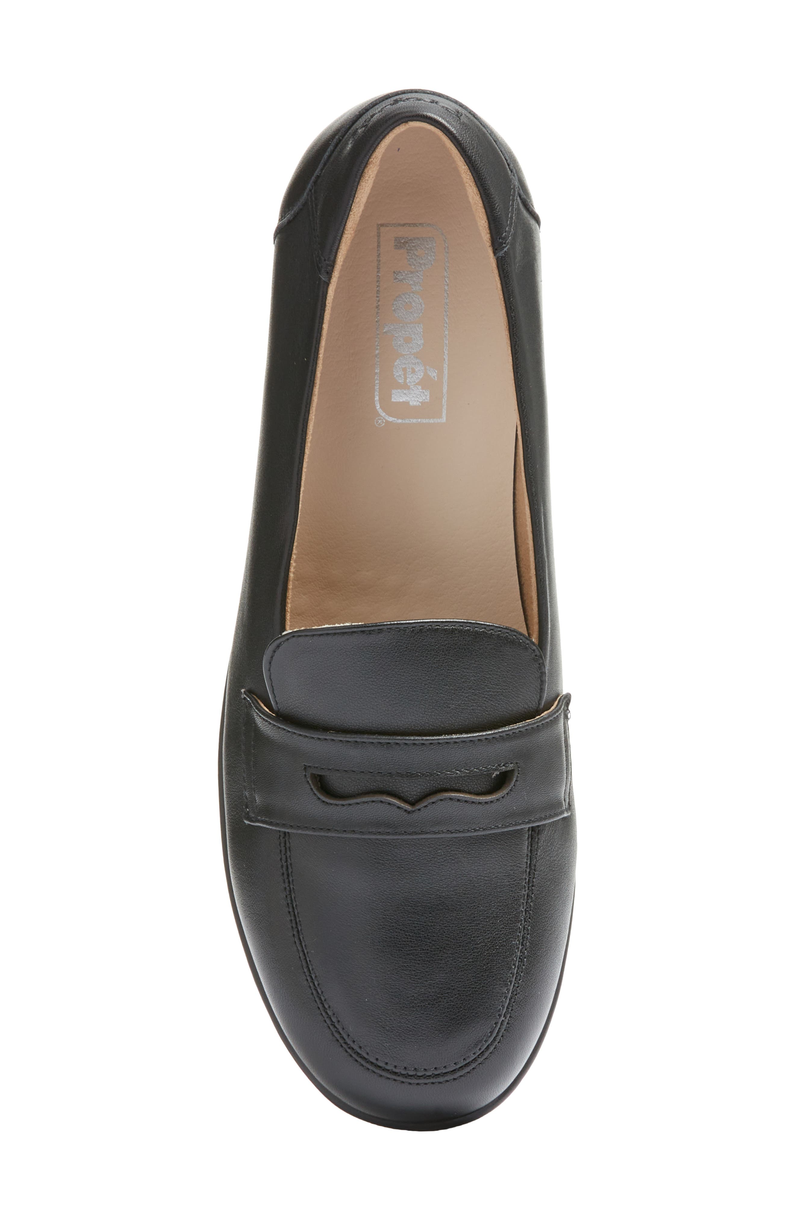 Propét Yetta Penny Loafer, Alternate, color, Black