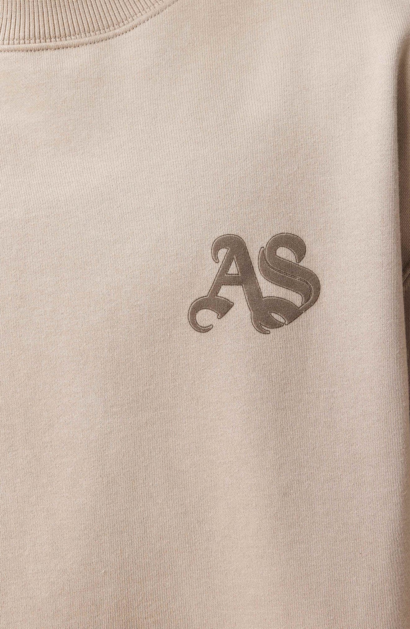 AllSaints Icon Oversize Cotton Crewneck Sweatshirt (Men) | Nordstrom