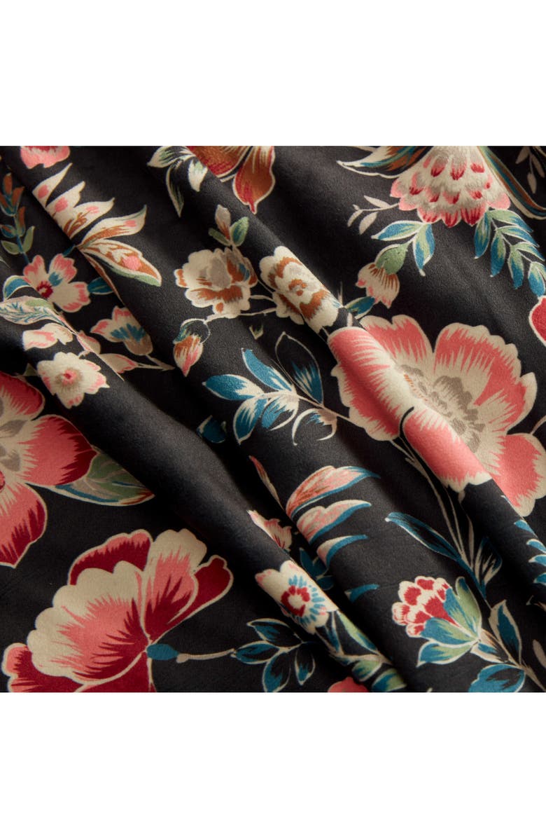 Jessica Simpson Arcadian Duvet Set, Alternate, color, Black