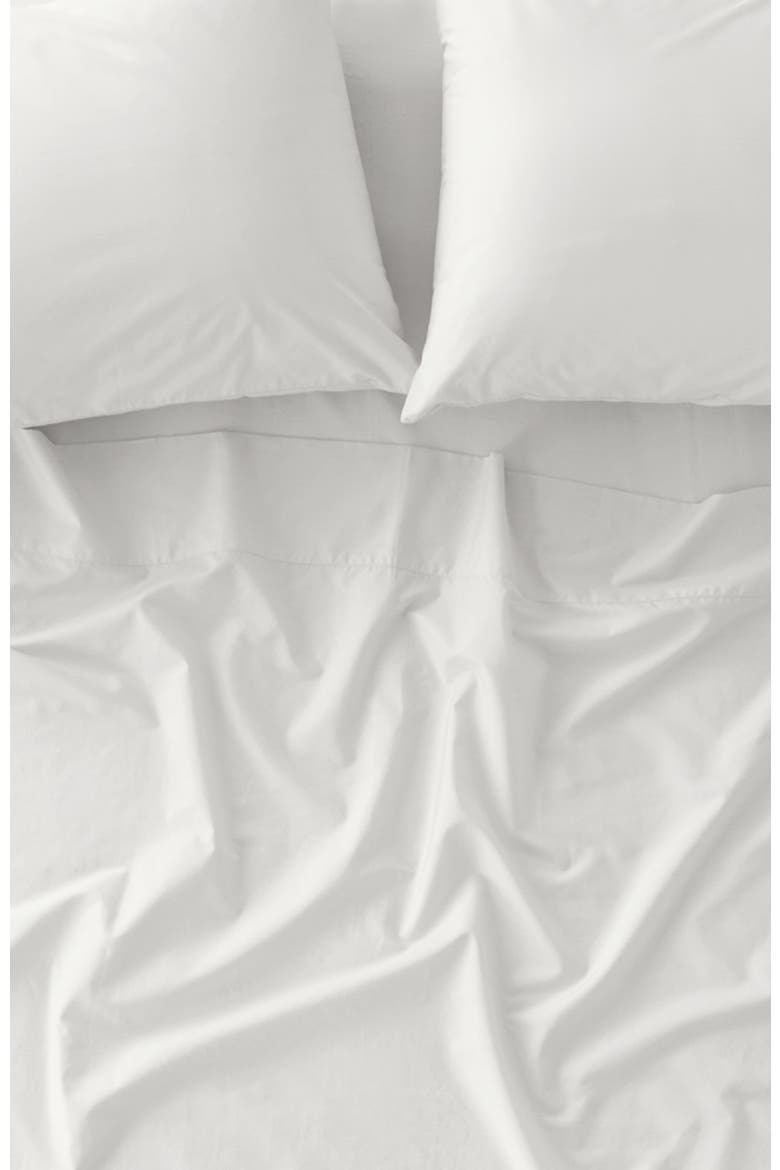 Organic Cotton Organic Cool-Air Percale Sheet Set, Alternate, color, White