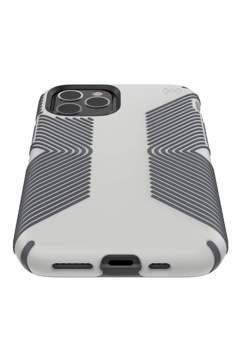 Presidio Grip iPhone 11/11 Pro/11 Pro Max Case, Alternate, color, MARBLE GREY/ ANTHRACITE GREY