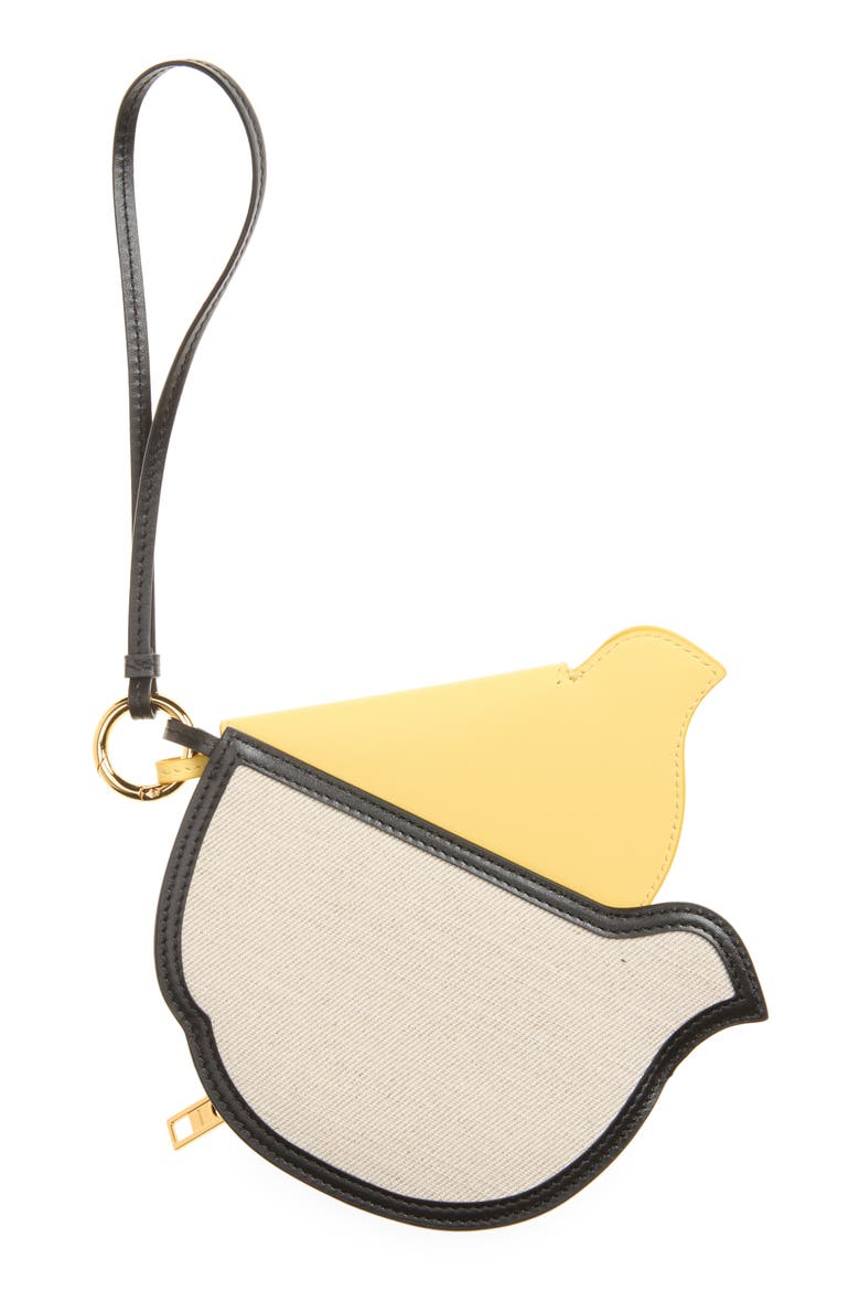 Les Poussins Coin Purse, Alternate, color, BLACK / LIGHT GREIGE / PA 9VB