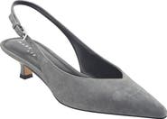 Marc Fisher LTD Luciey Slingback Pointed Toe Kitten Heel Pump