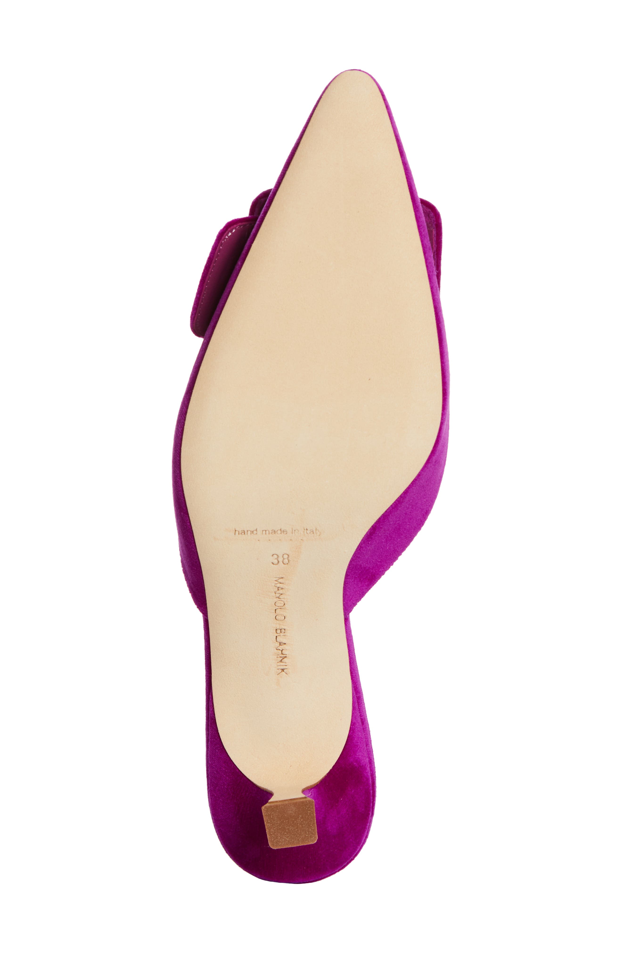 Maysale Buckle Pointed Toe Mule, Alternate, color, PURPLE