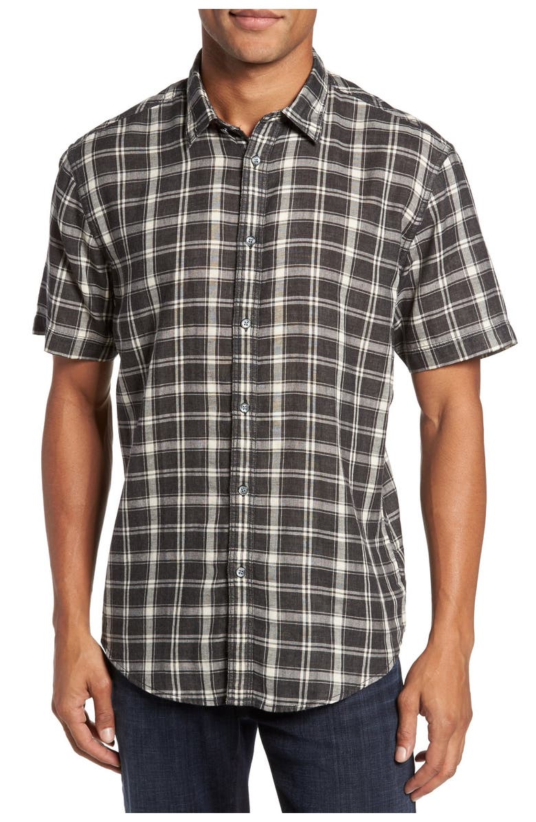 Coastaoro Hansen Plaid Regular Fit Sport Shirt, Main, color, 