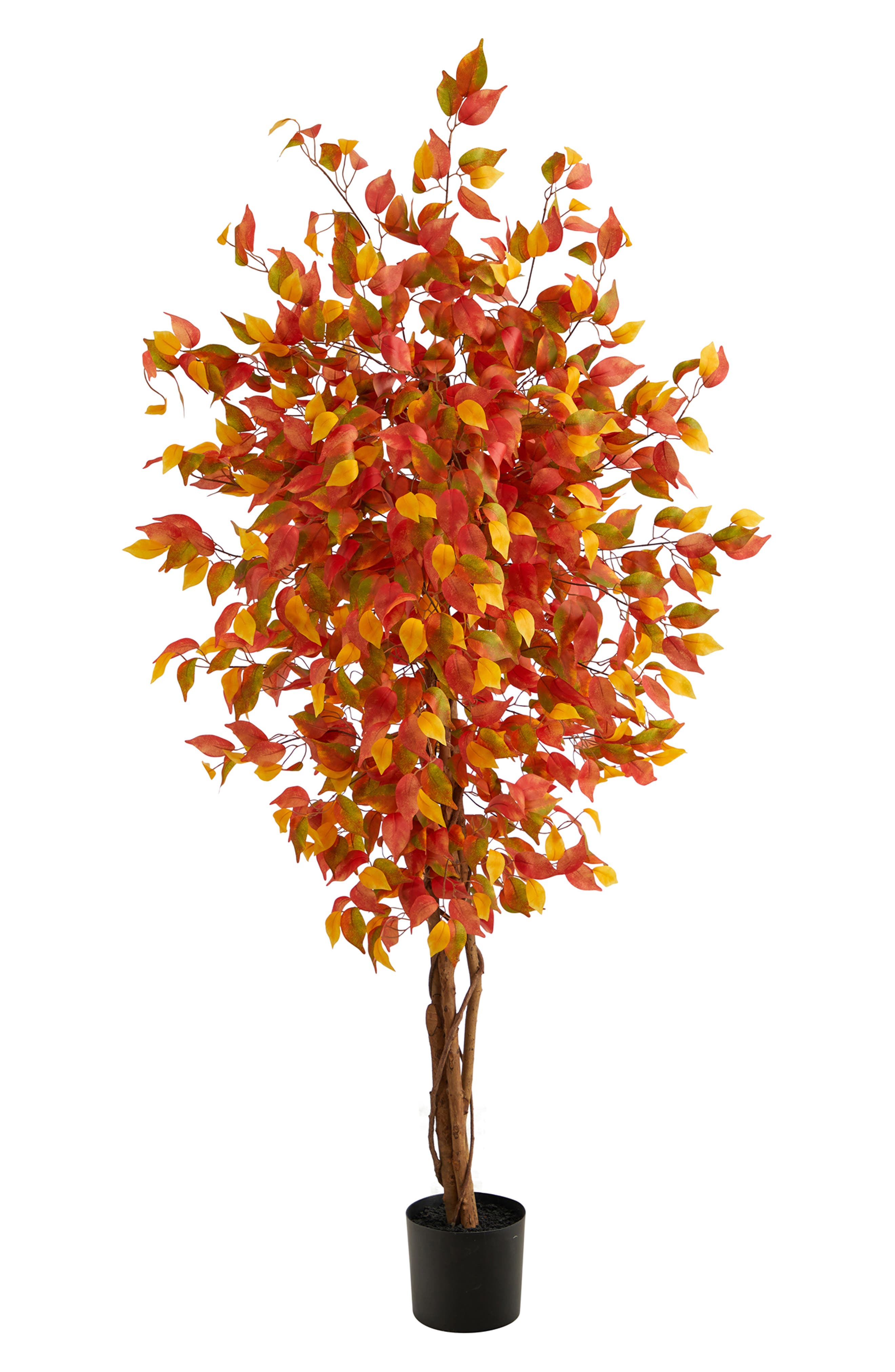 NEARLY NATURAL 6FT Autumn Ficus Artificial Tree