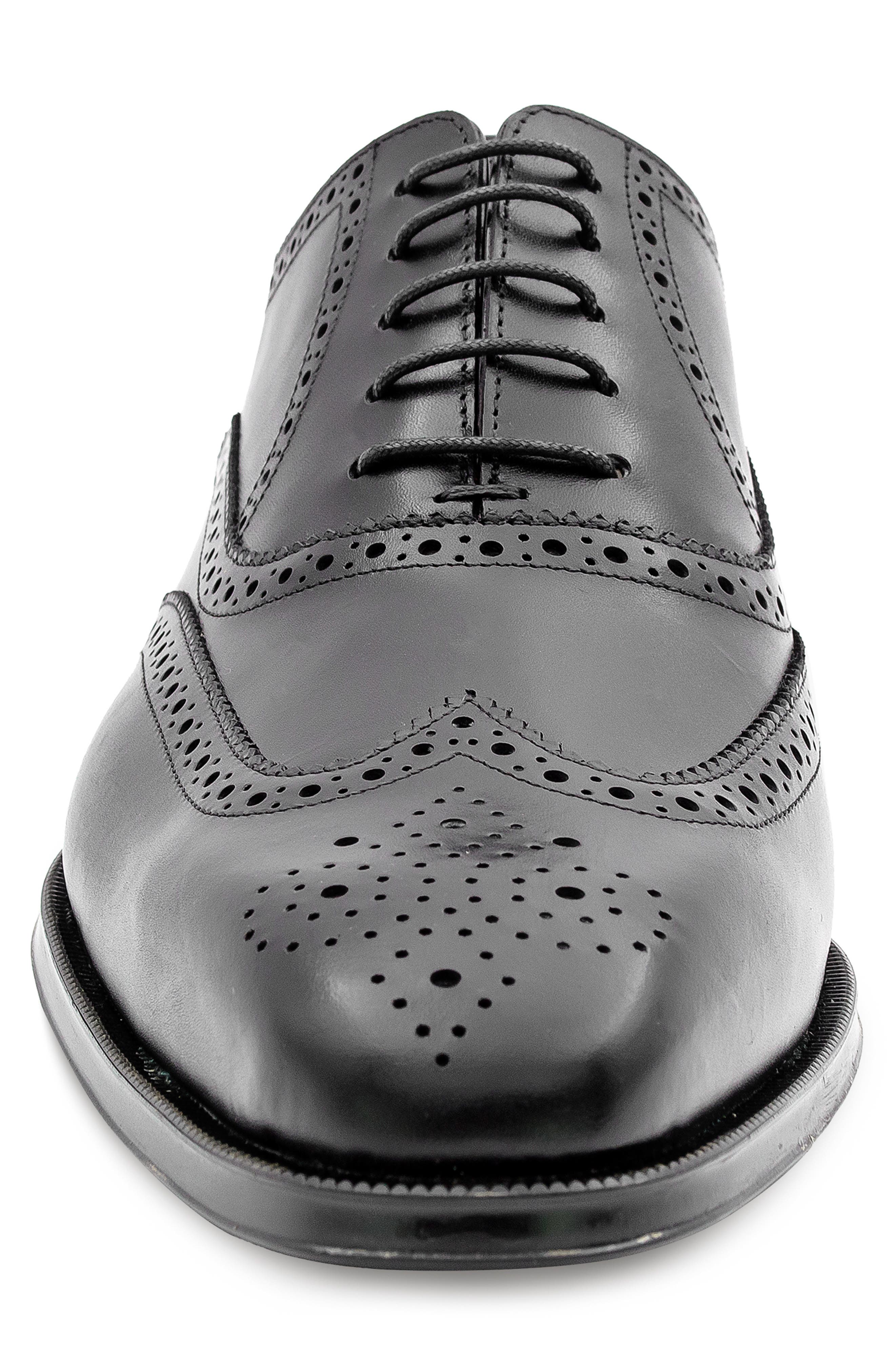 Mezlan Galco Wingtip Oxford, Alternate, color, Black
