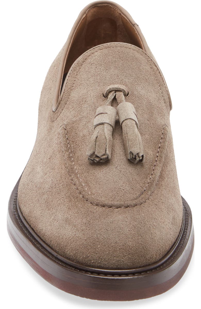 BOSS Cassian Tassel Loafer, Alternate, color, Beige/ Khaki