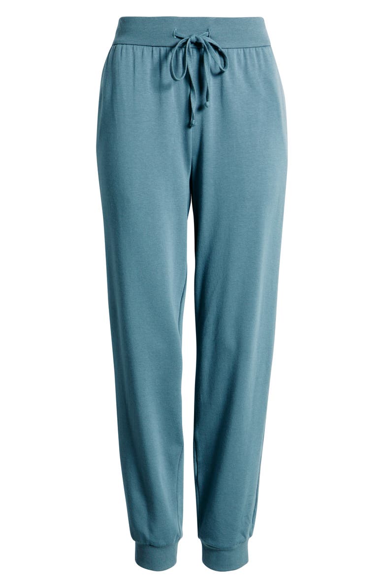 Eileen Fisher Terry Ankle Track Pants, Alternate, color, Sea Spray