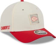 New Era Men's New Era Cream/Red Kansas City Chiefs 2026 NFL Training Camp 9FORTY Adjustable Hat