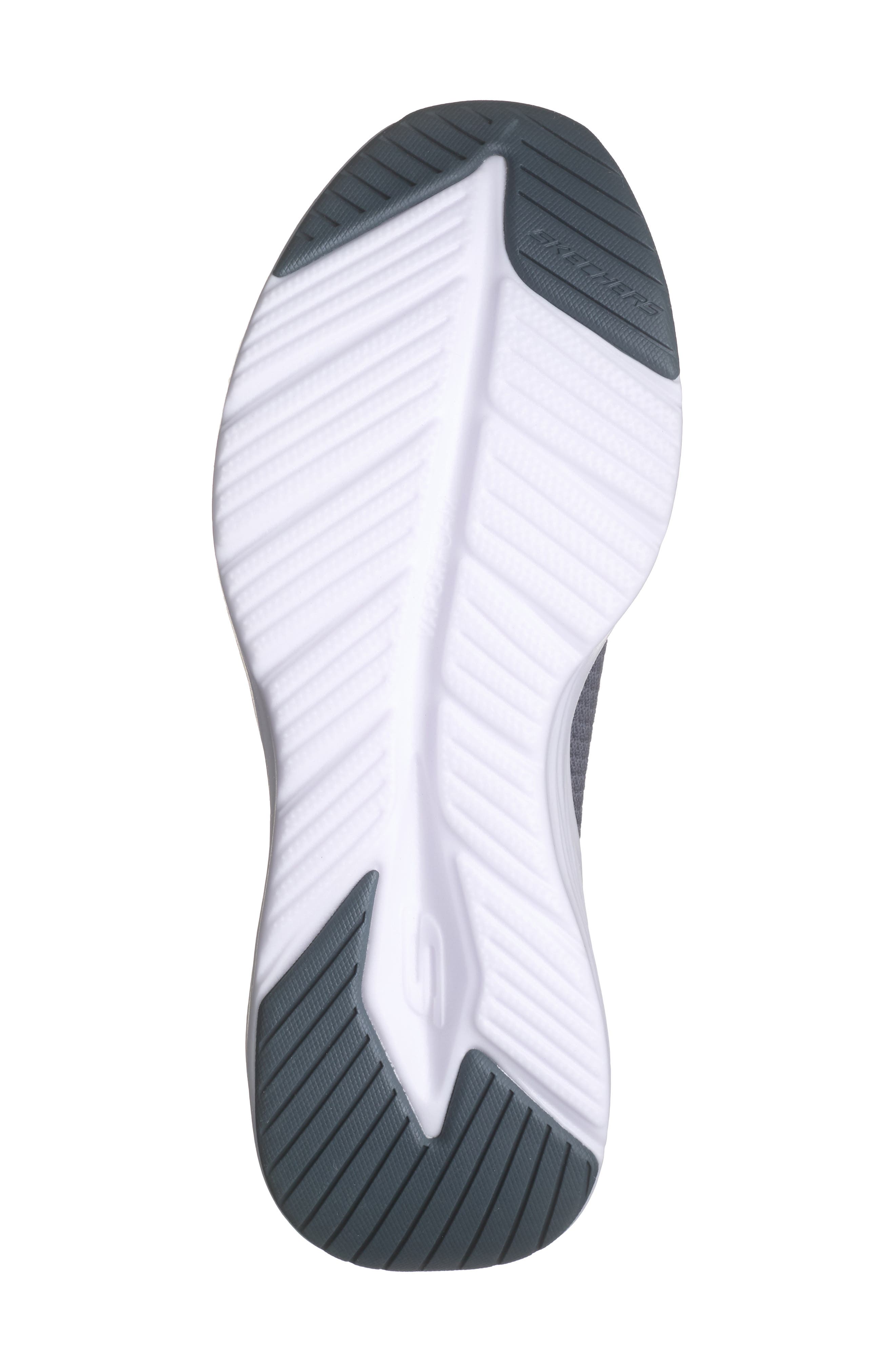 SKECHERS Vapor Foam Sneaker, Alternate, color, Charcoal/ Red