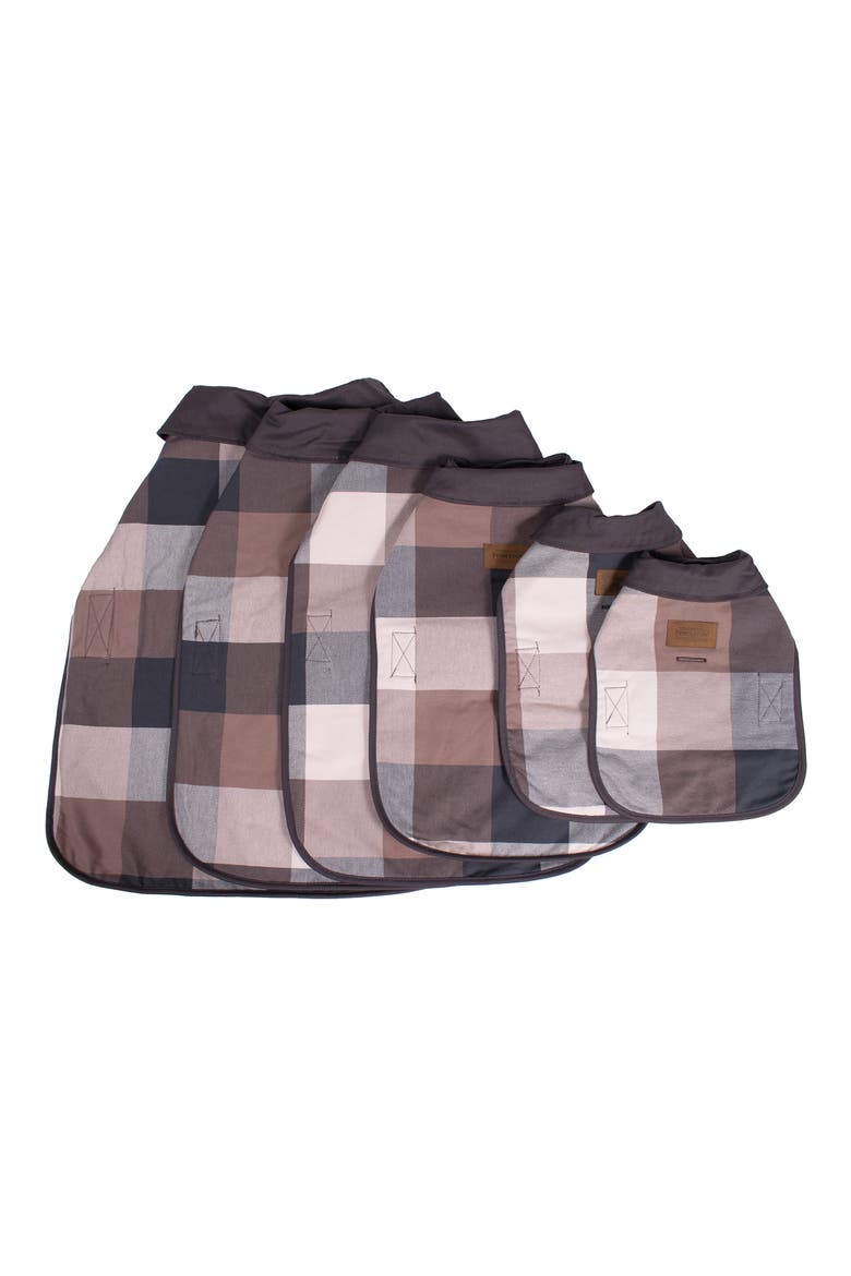 Block Plaid Dog Coat, Alternate, color, BLOCK PLAID