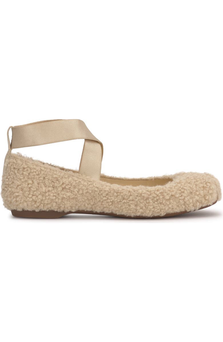 Jessica Simpson 'Mandalaye' Leather Flat, Alternate, color, Natural Brown