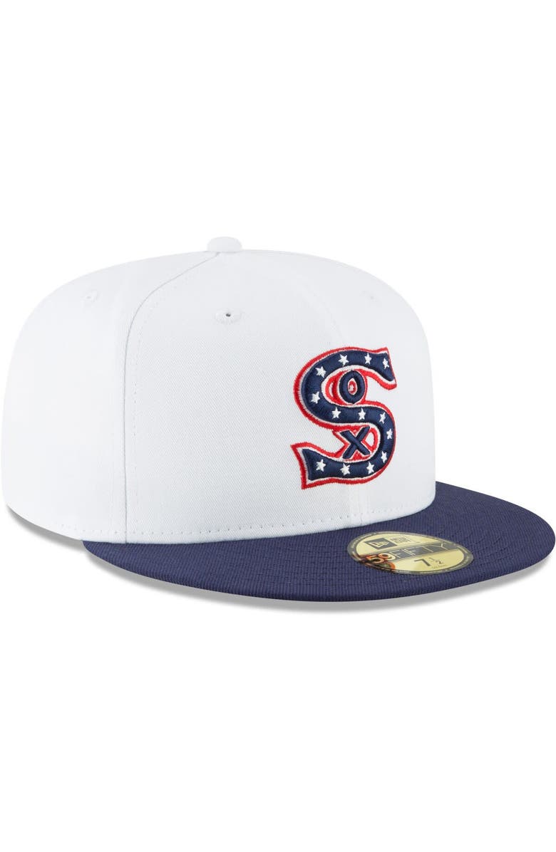 New Era Men's New Era White Chicago White Sox Cooperstown Collection Wool 59FIFTY Fitted Hat, Alternate, color, White