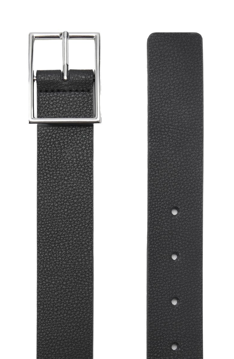 MANGO Pebble Leather Belt, Alternate, color, 