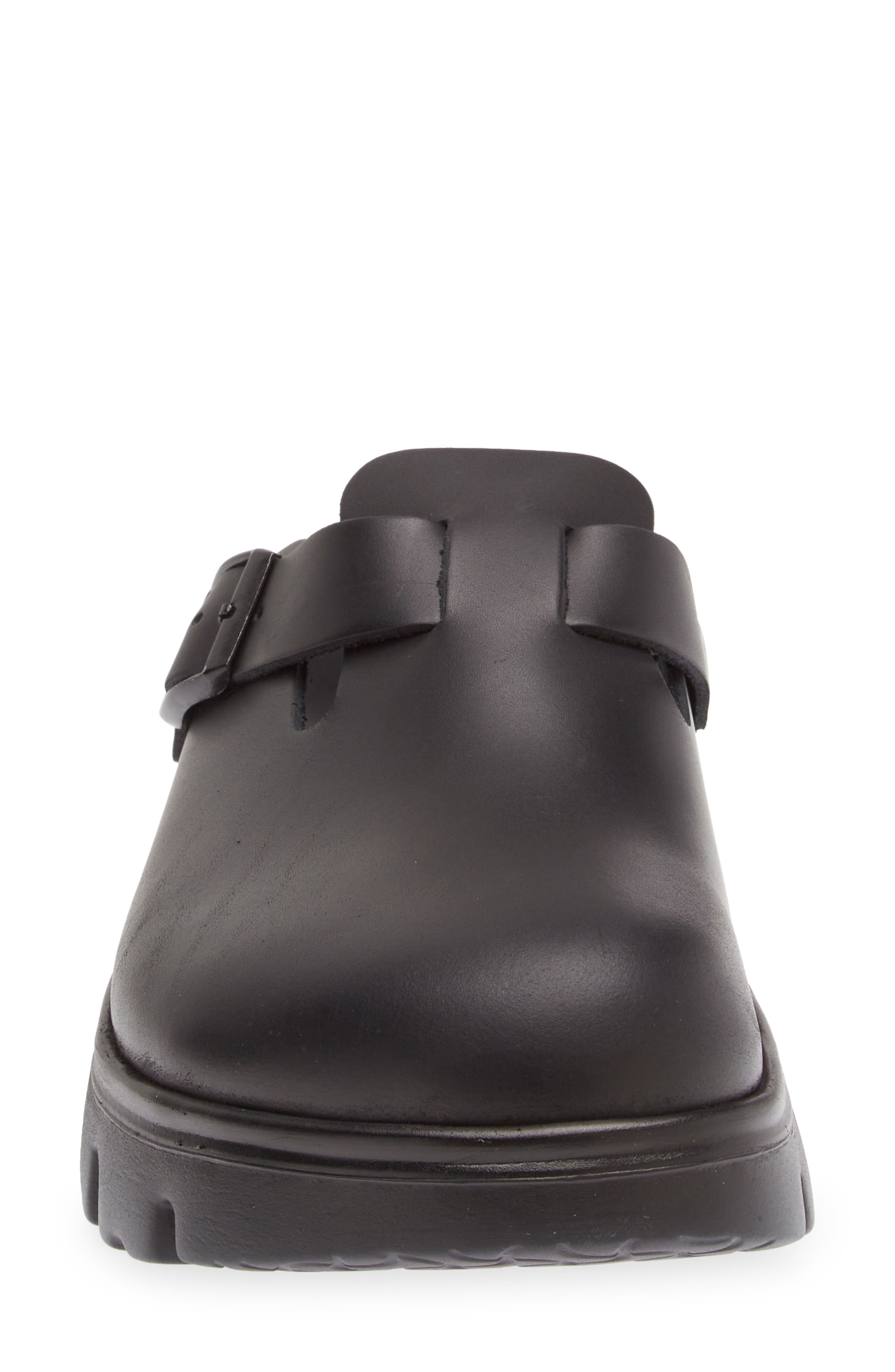 Birkenstock Papillio by Birkenstock Boston Chunky Exquisite Clog, Alternate, color, Black
