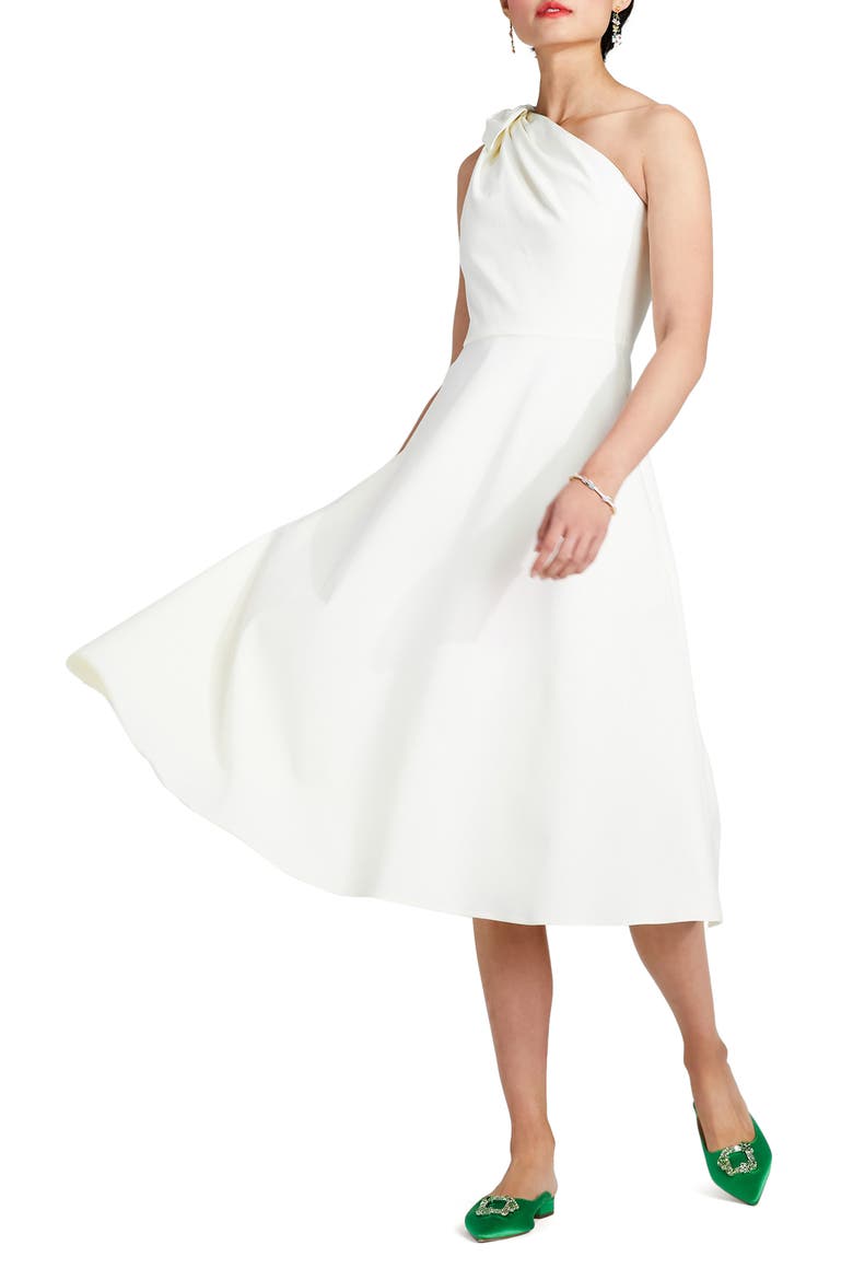 kate spade a line dress New York one-shoulder cotton blend a-line (Women) From '80s Chanel to Blue The beauty of 30-23BFCM2025 Length/Linen:With train