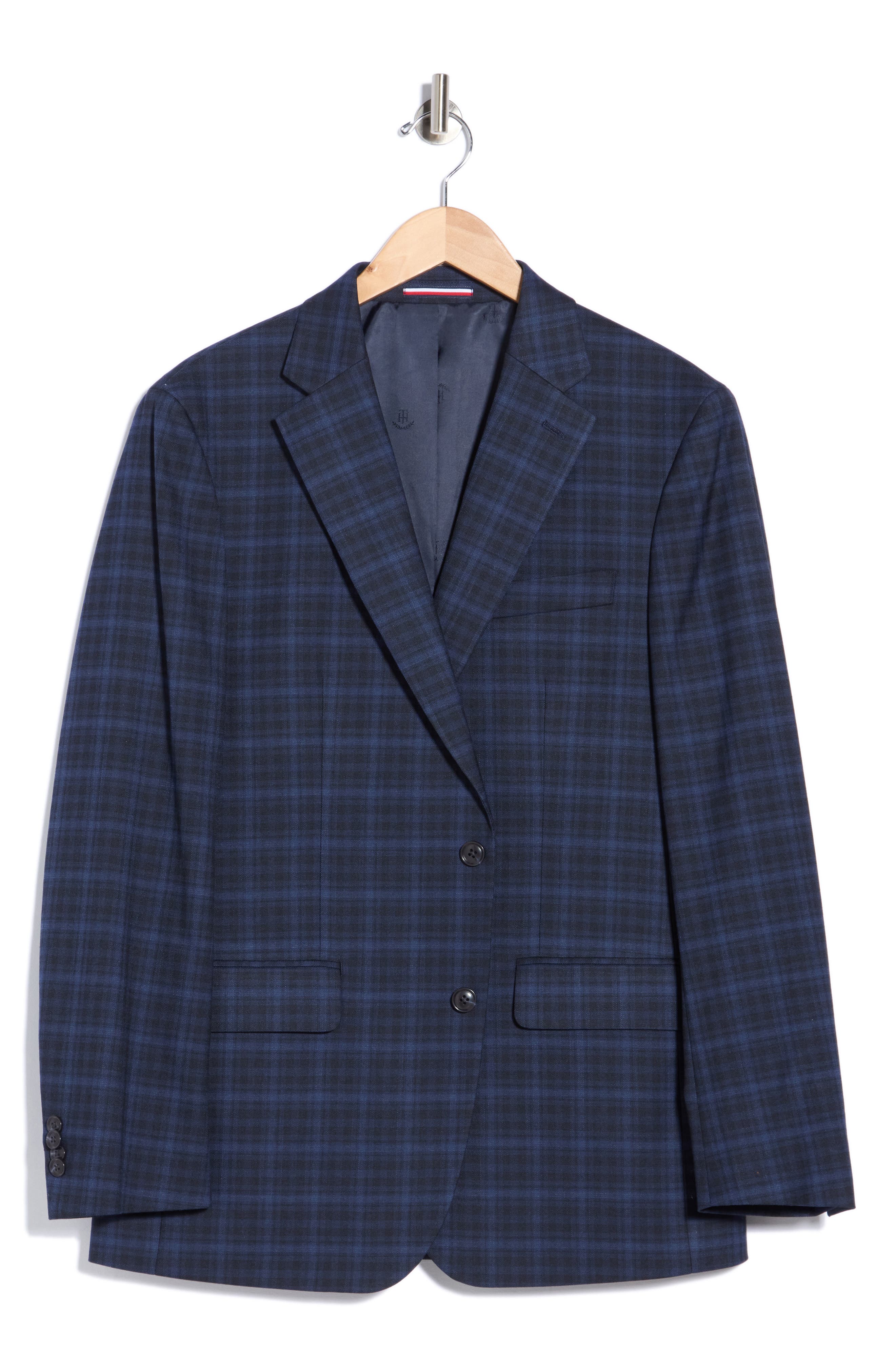 selected BLUE/ BLACK PLAID