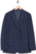Tommy Hilfiger Plaid Two Button Notch Lapel Sport Coat