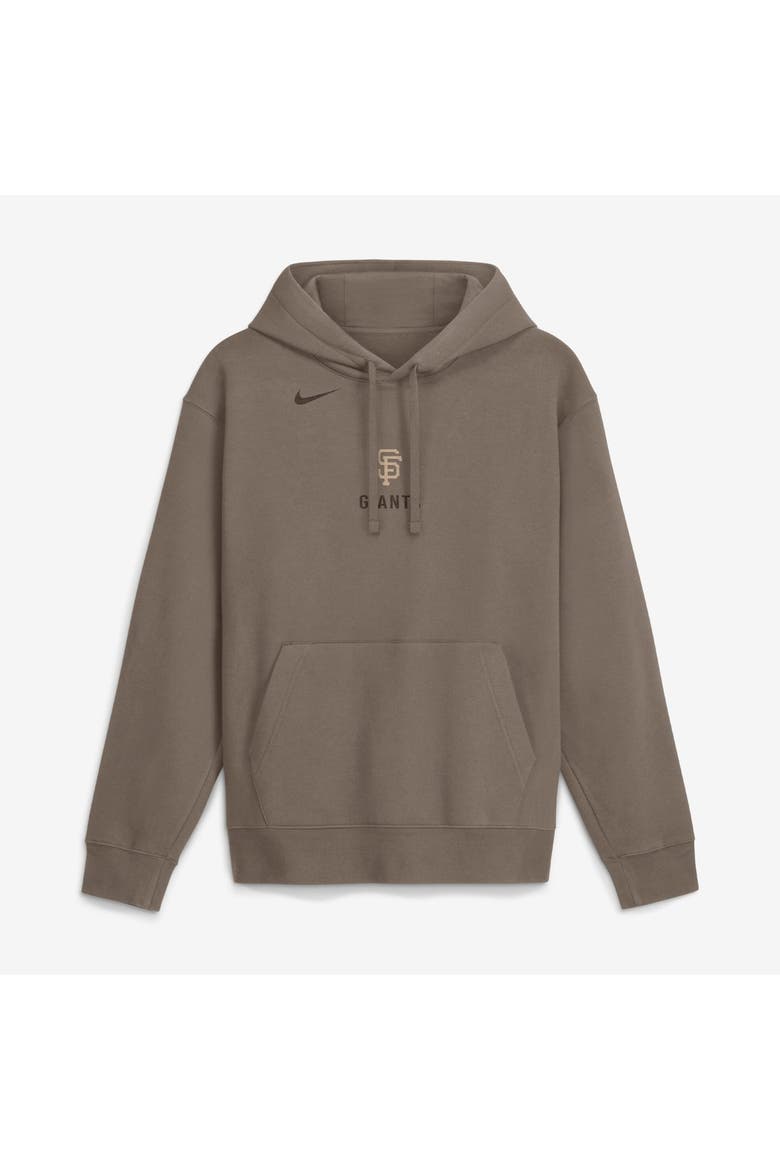 Men's Nike  Brown San Francisco Giants Fashion Club Pullover Hoodie, Main, color, Brown