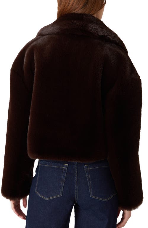 BLANKNYC BLANKNYC CROP FAUX FUR JACKET