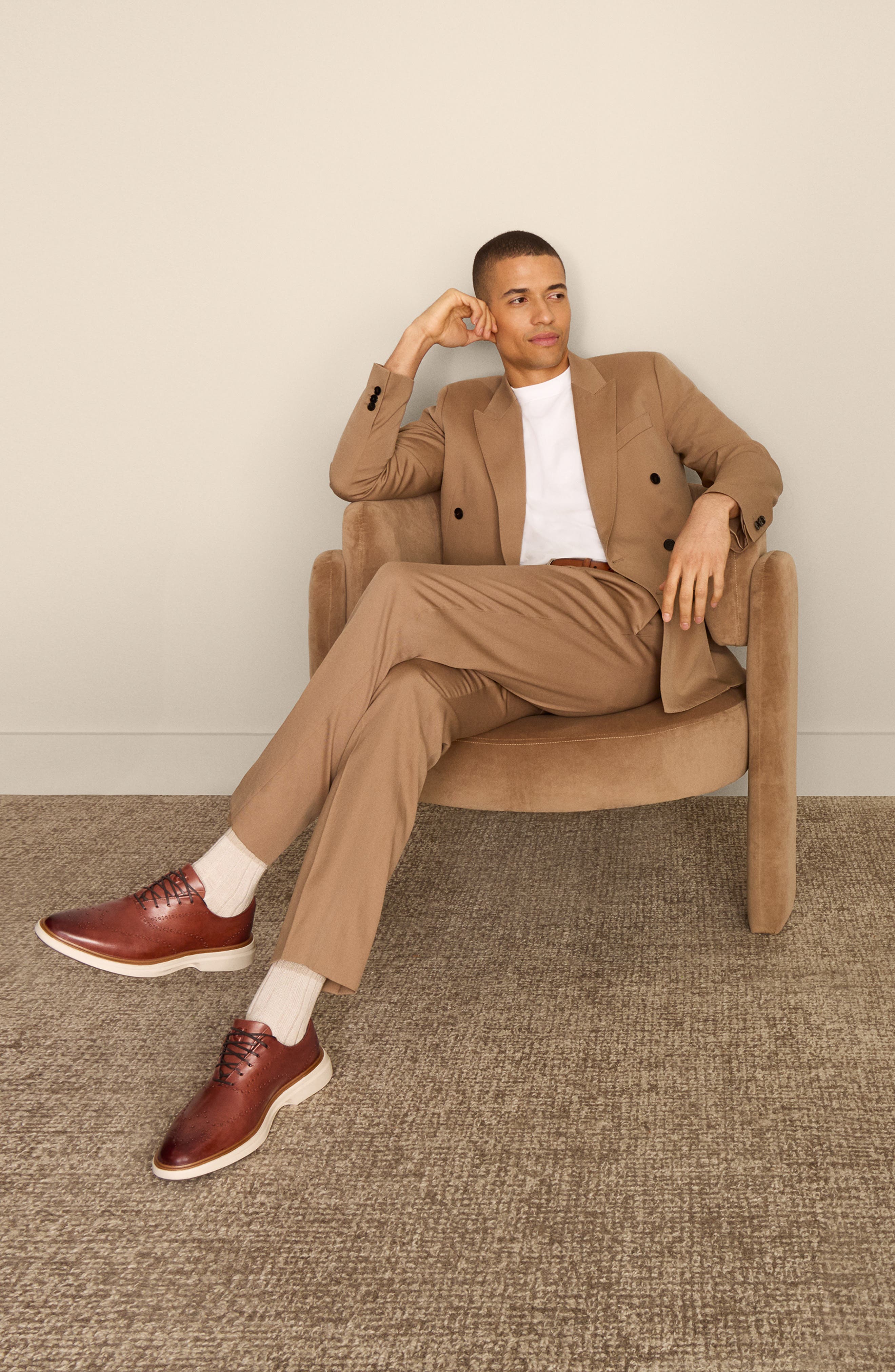 Cole Haan ØriginalGrand Cityspectre Wingtip Wholecut Shoe, Alternate, color, Woodbury Natural