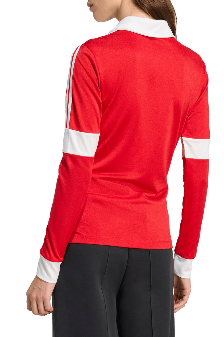 Graphic Long Sleeve Football Jersey, Alternate, color, BETTER SCARLET