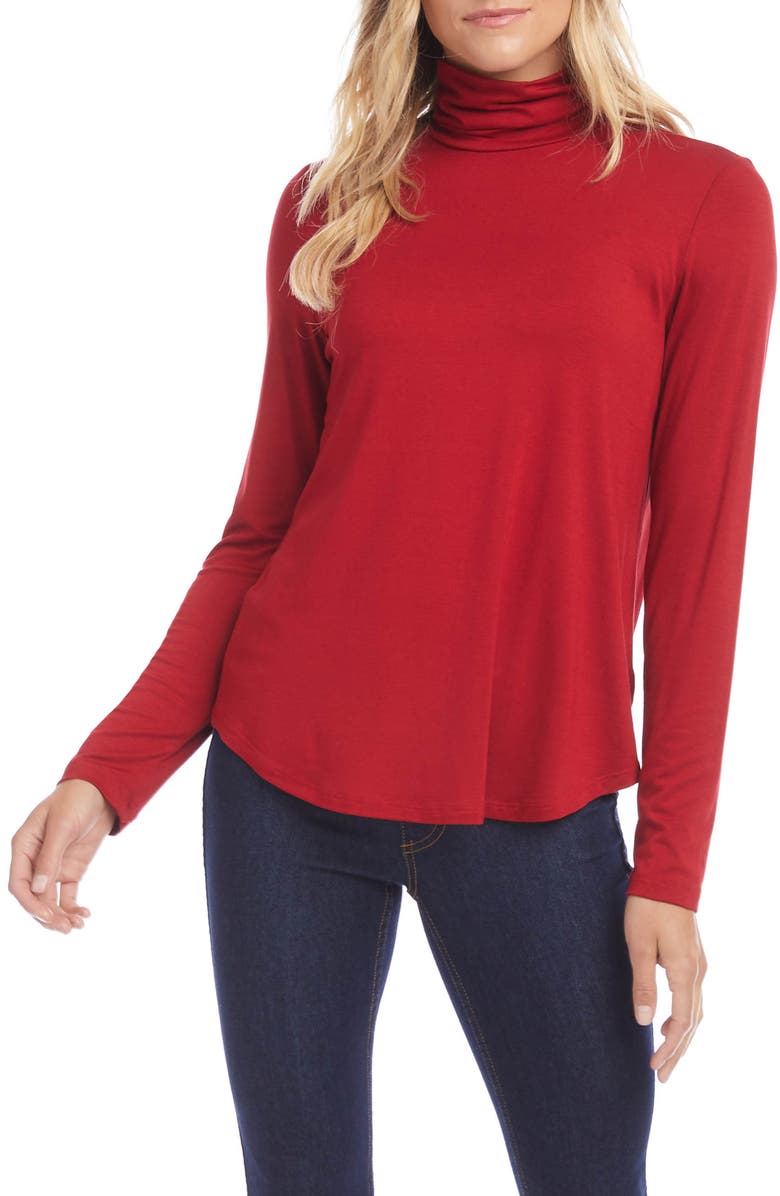Karen Kane Turtleneck Top, Main, color,