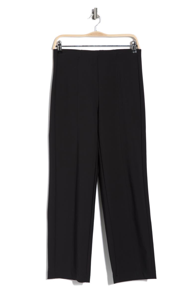 Knit Gabardine Pants, Alternate, color, BLACK
