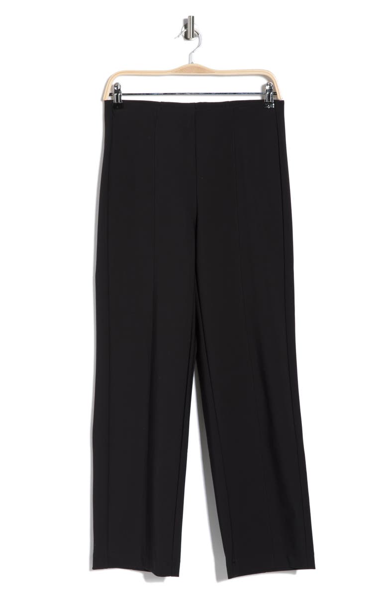 Bernardo Knit Gabardine Pants, Alternate, color, Black