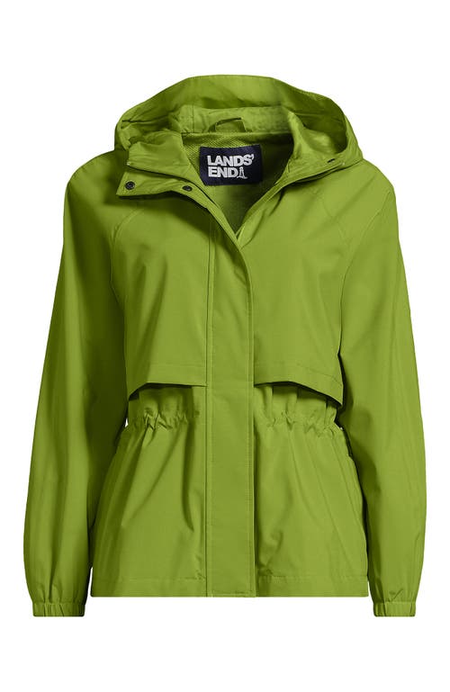 Lands' End Squall Packable Rain Jacket In Green