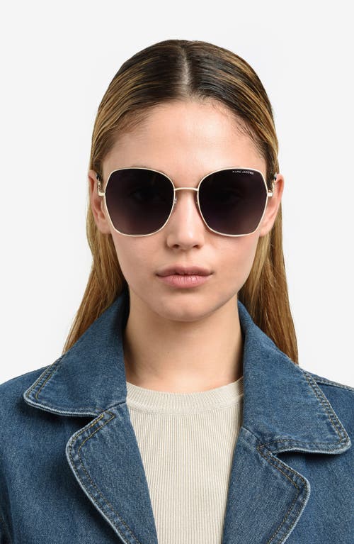 Marc Jacobs 57mm Gradient Square Sunglasses