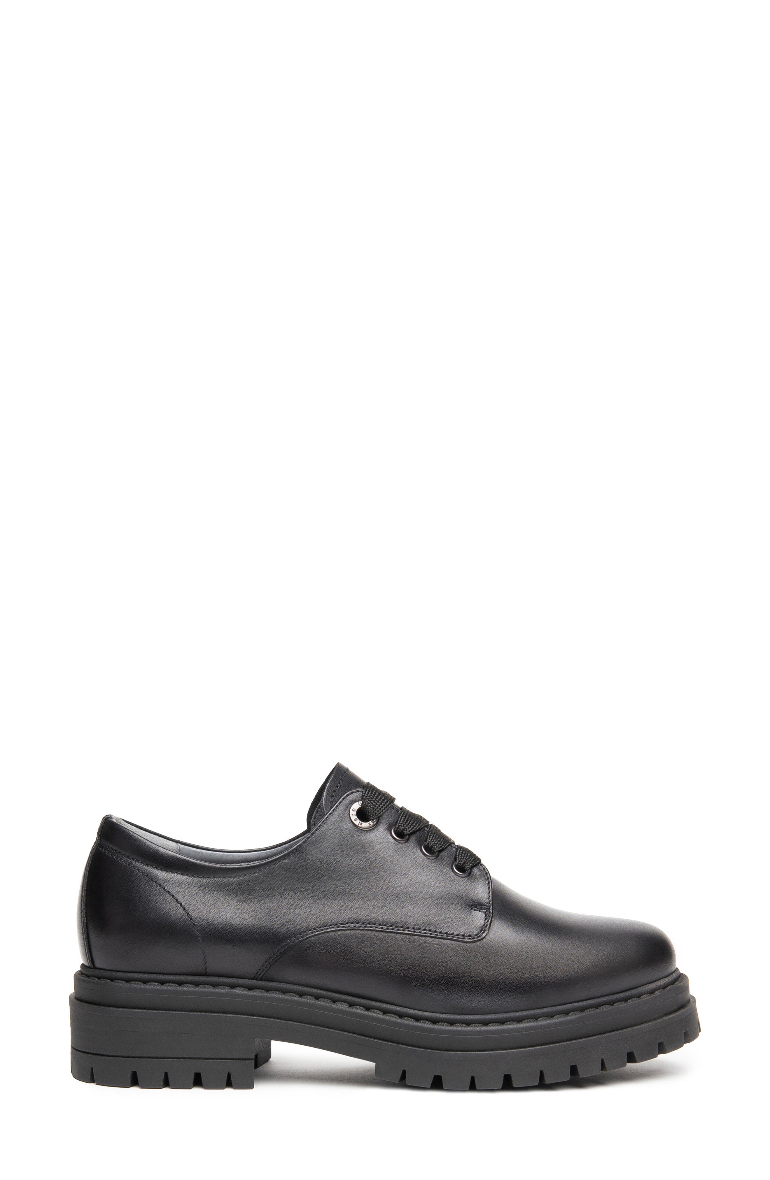 NeroGiardini Lug Sole Derby, Alternate, color, Black