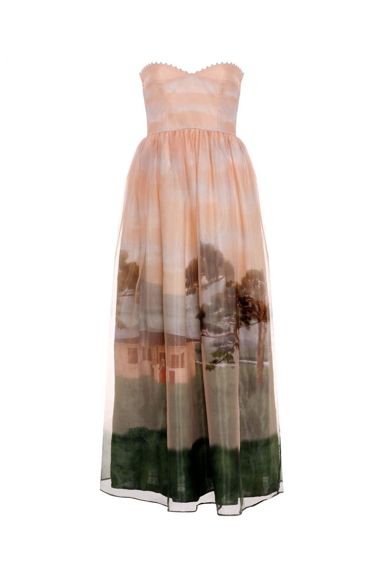 Tonia Paraiso Maxi Dress, Alternate, color, Orange