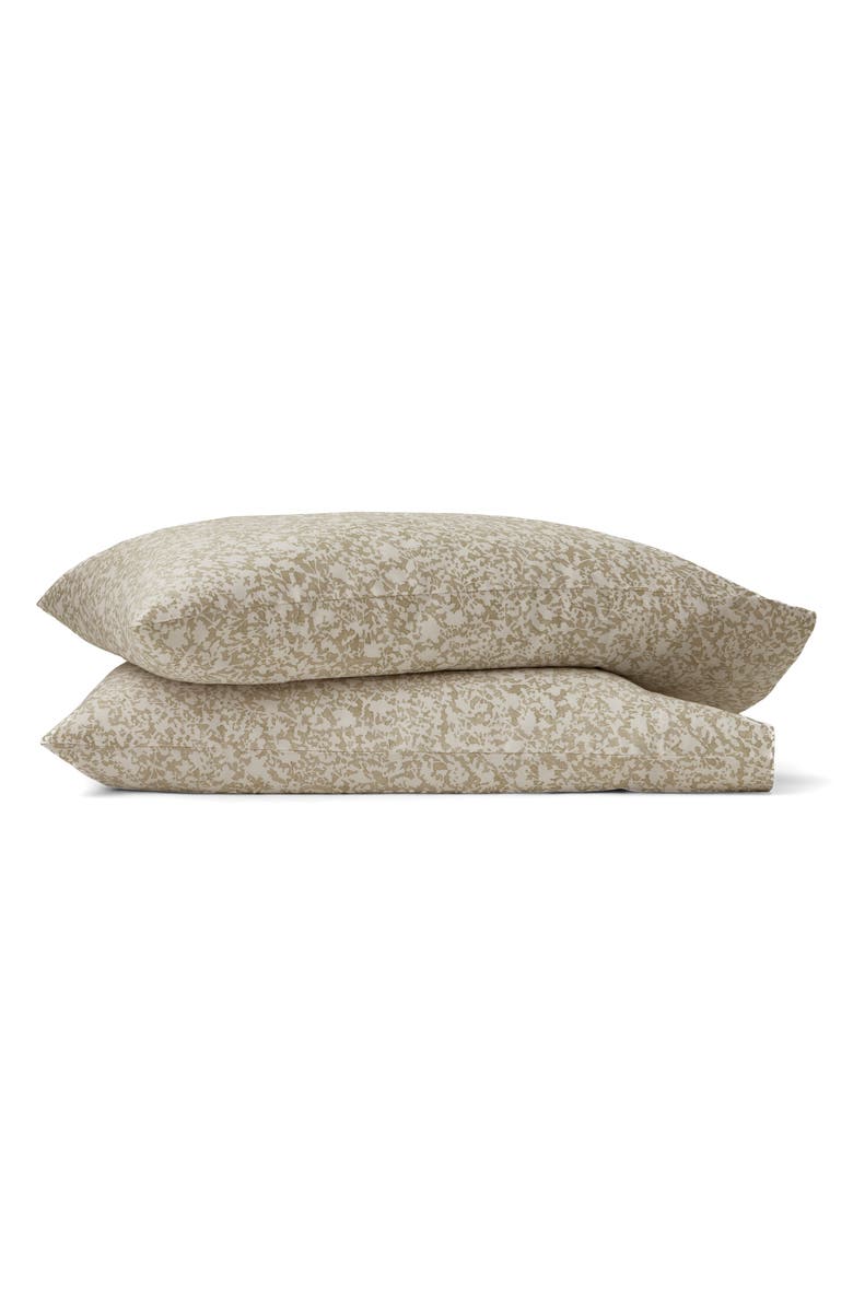 Boll & Branch Garden Signature Hemmed Set of 2 Pillowcases, Main, color, Oak