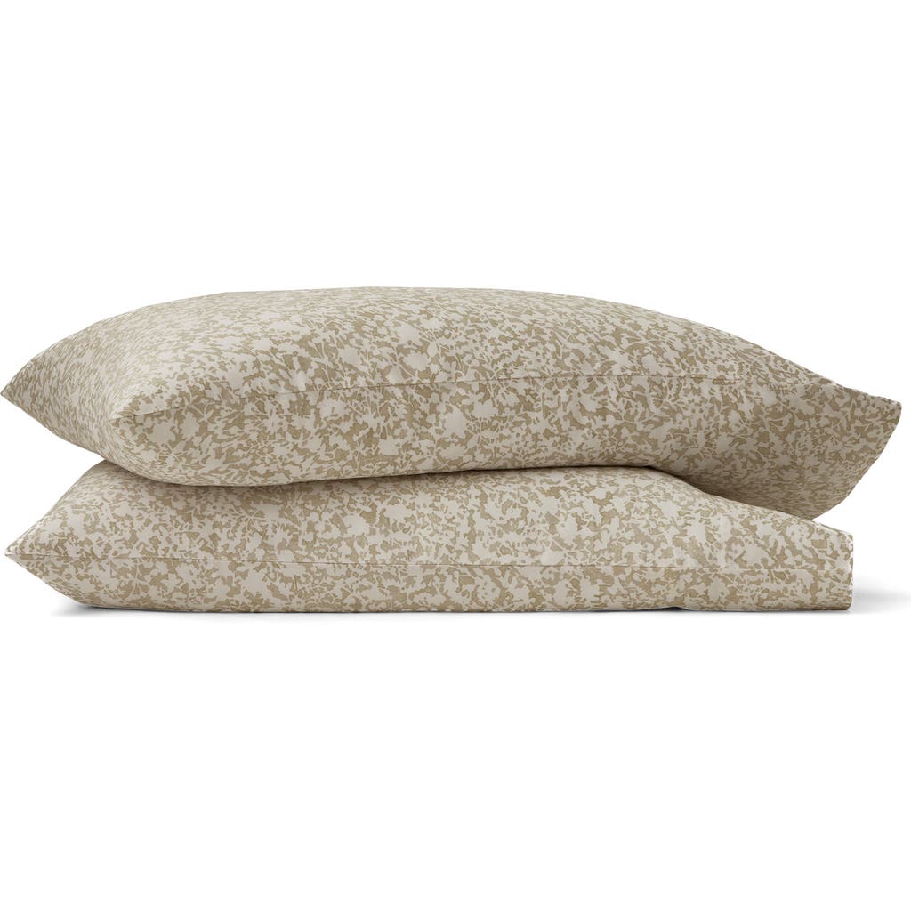 Boll & Branch Garden Signature Hemmed Set Of 2 Pillowcases In Brown
