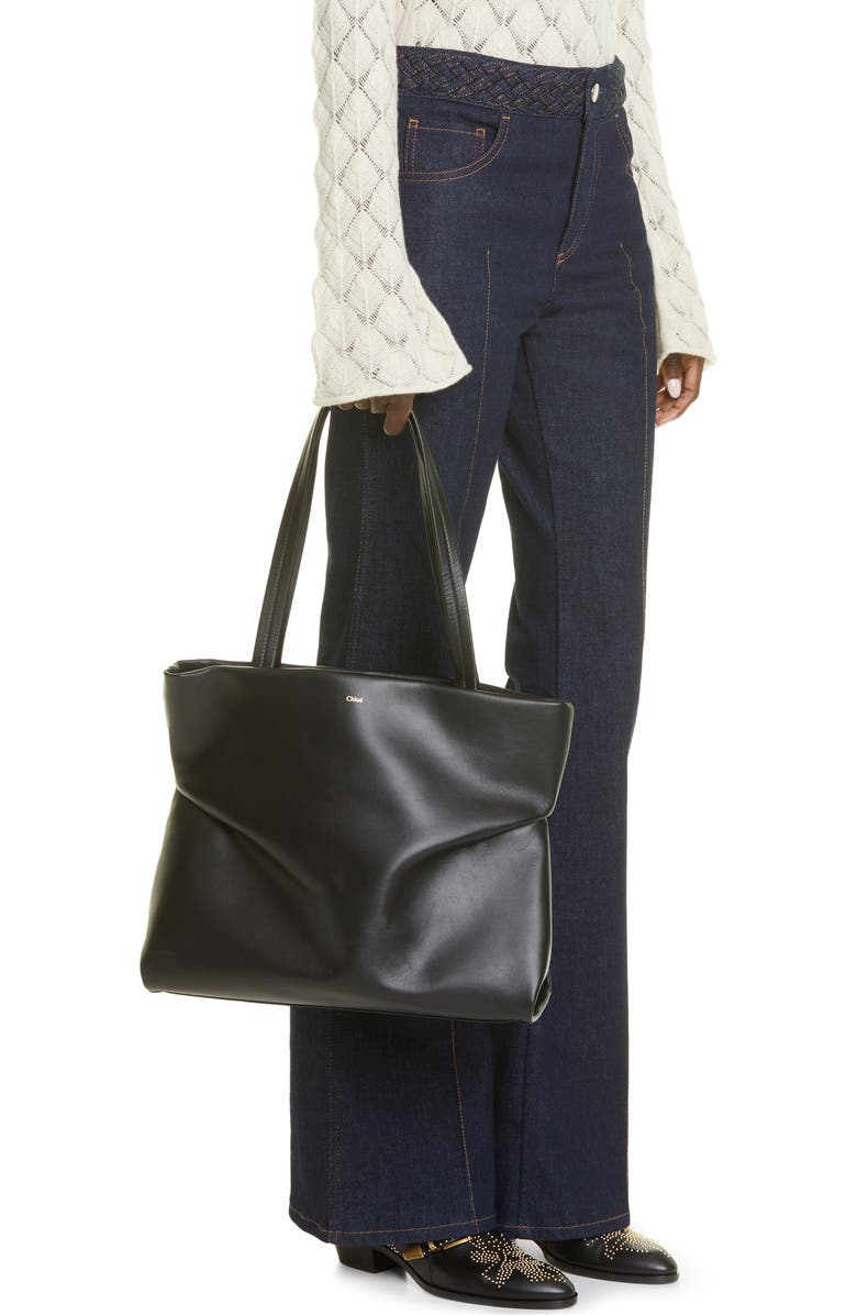 Chloé Judy Leather East/West Tote, Alternate, color,