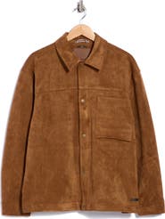 Civil Society Boxy Microsuede Shirt Jacket