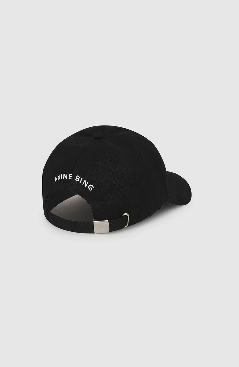 ANINE BING Jeremy Baseball Cap, Alternate, color, Black