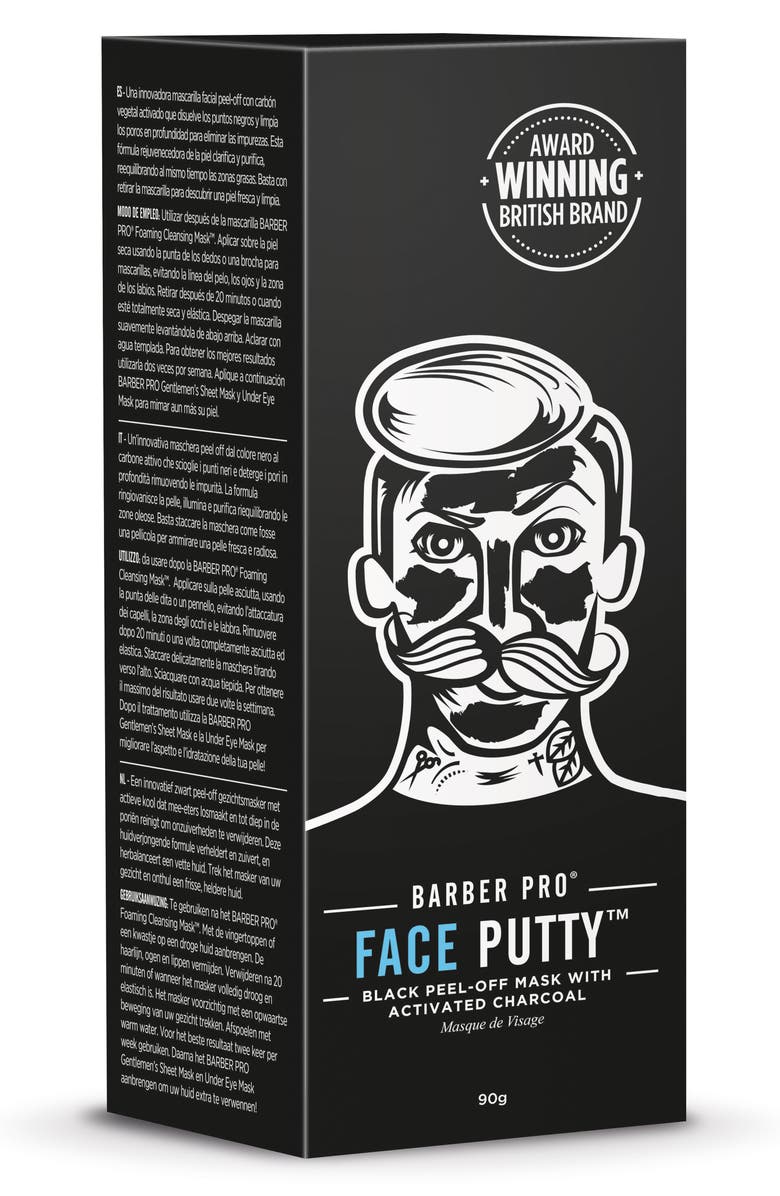 Barber Pro Face Putty Peel-Off Mask, Alternate, color, 