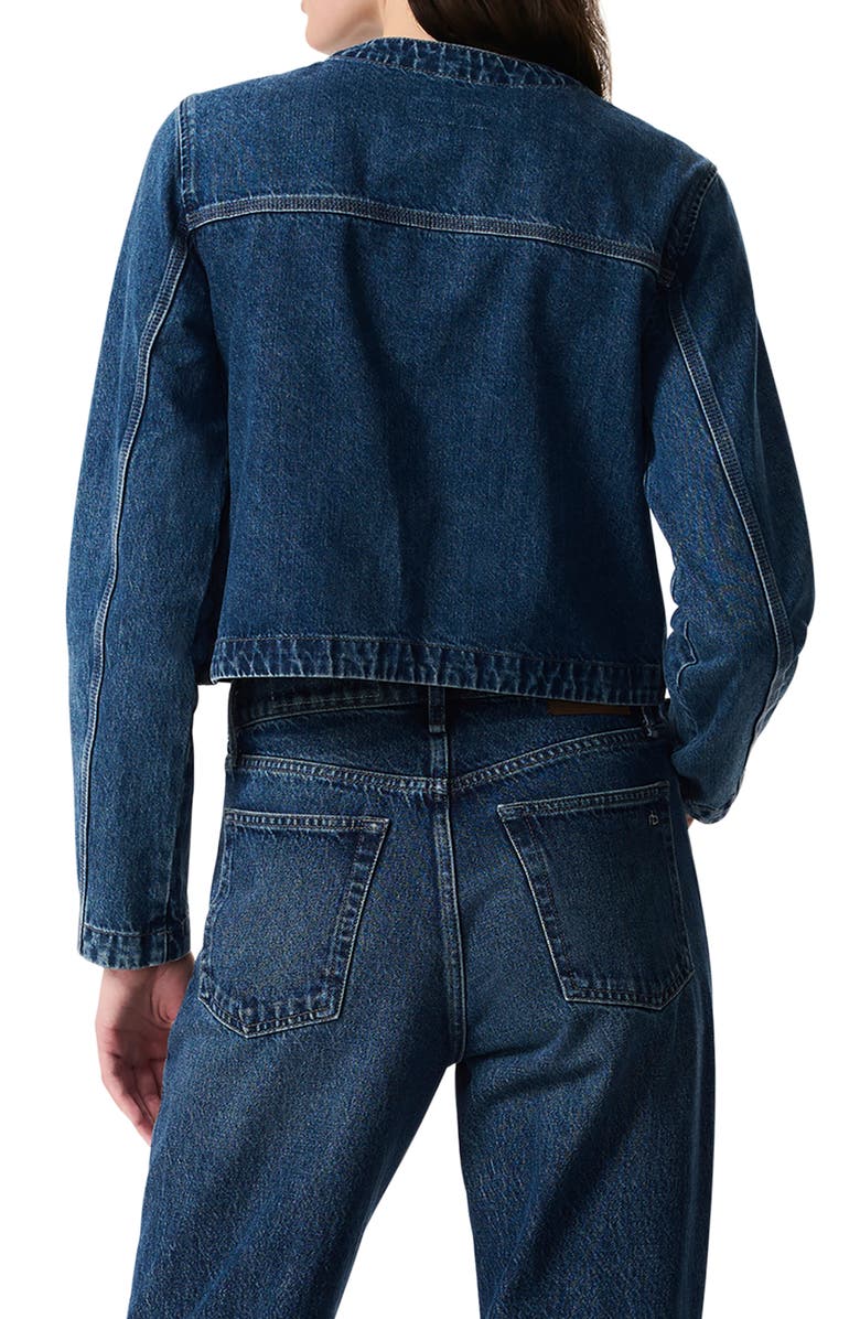 rag & bone Drew Crop Denim Jacket, Alternate, color, Adeline