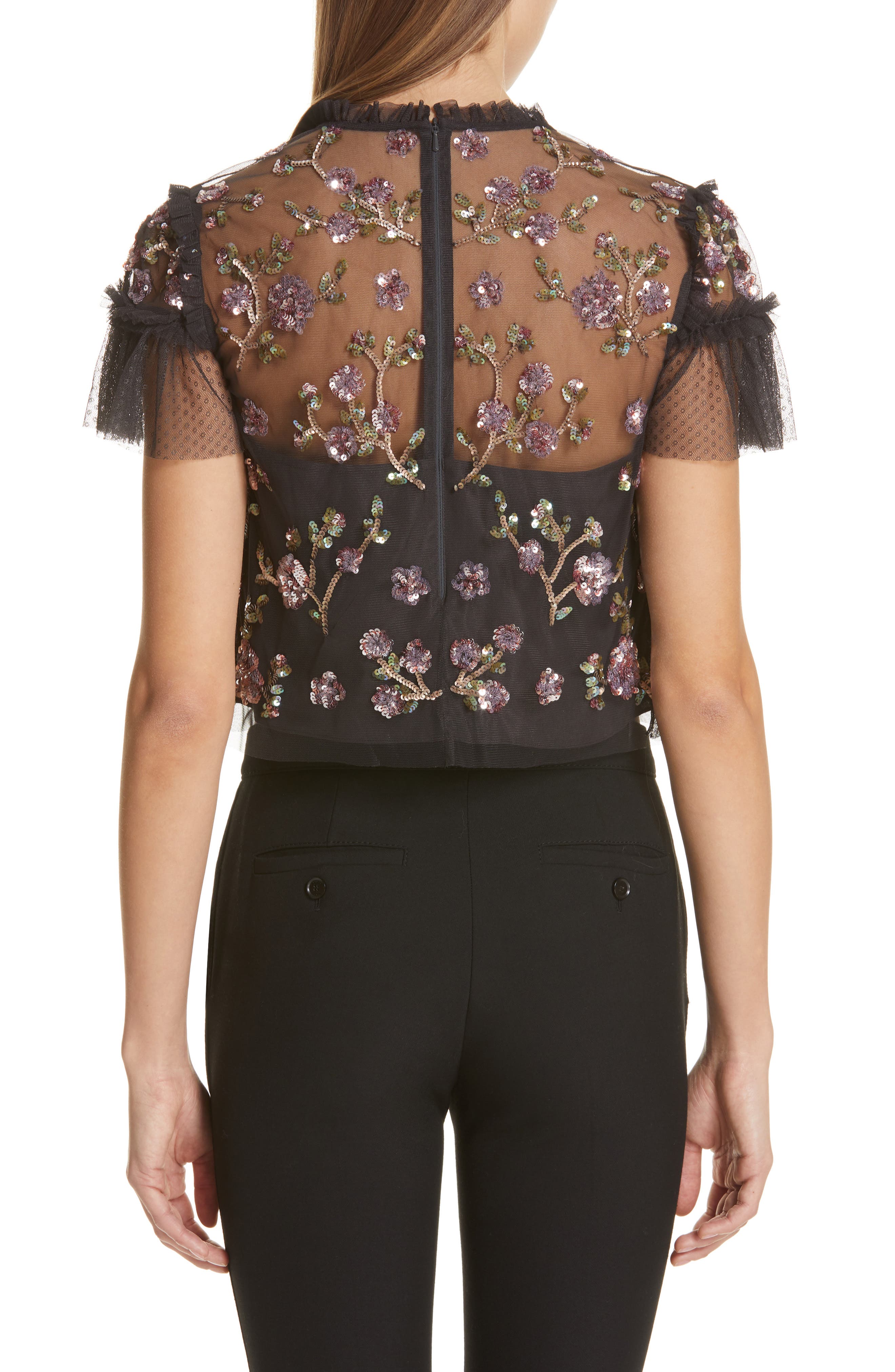 Needle & Thread Carnation Sequin Top (Women) | Nordstrom