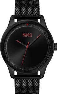 HUGO Mesh Strap Bracelet, 42mm