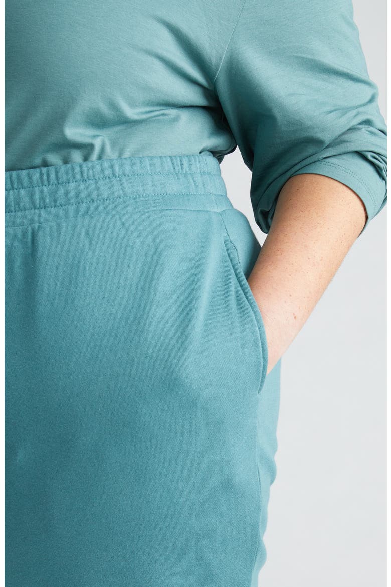 Lyria Fleece Sweatpants, Alternate, color, TEAL