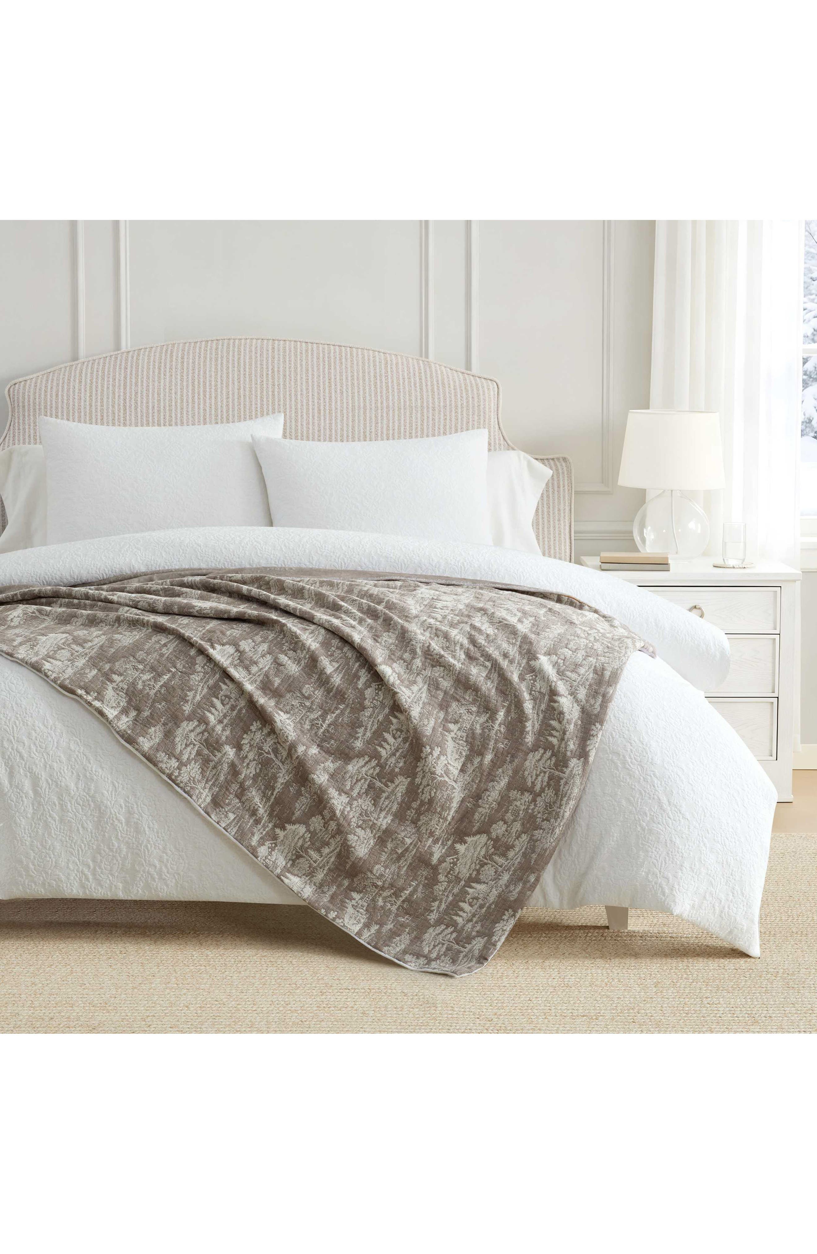 MARTHA STEWART Farmhouse Toile Jacquard Throw Blanket | Nordstromrack