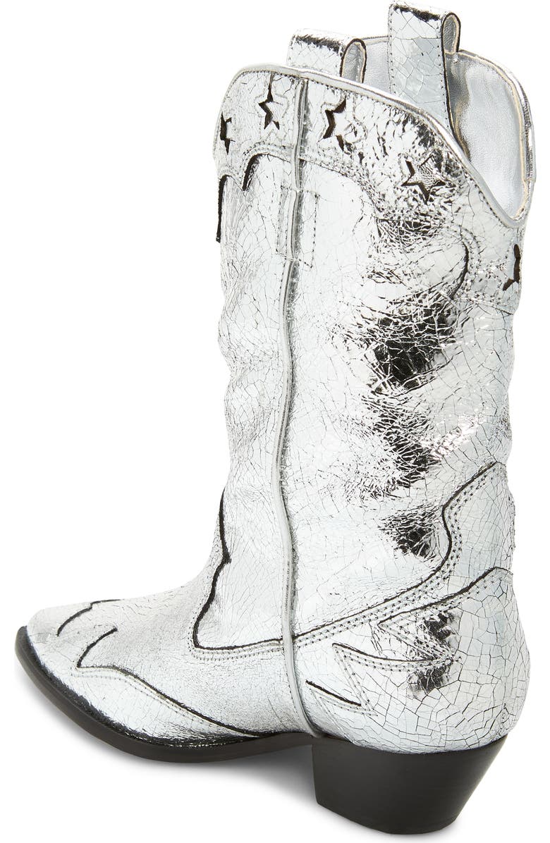 Schutz Cicera West Metallic Boot, Alternate, color,