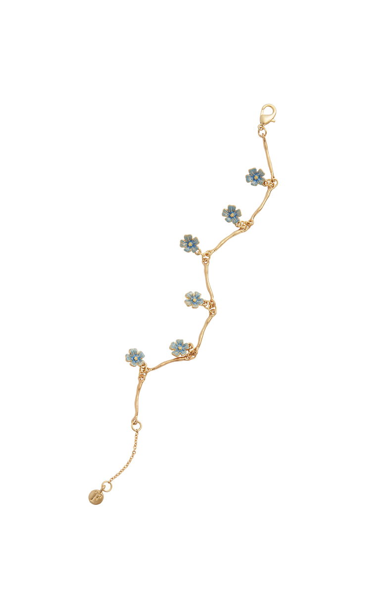 Fable England Forget-Me-Not Bracelet, Alternate, color, Blue & Gold